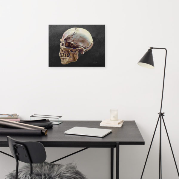 “Lucifer Gray” Skull on Canvas - Image 5
