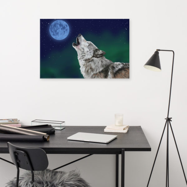 "Jasper" the Wolf on Canvas